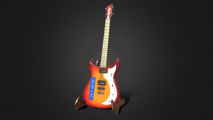 Godin Richmond Dorchester Electric Guitar – Modello 3D gratuito STL