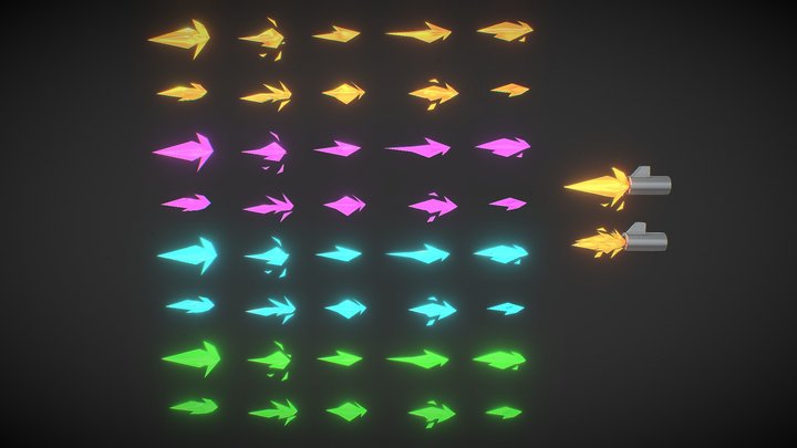 Shooting Effect - Effect Animation 3D Model
