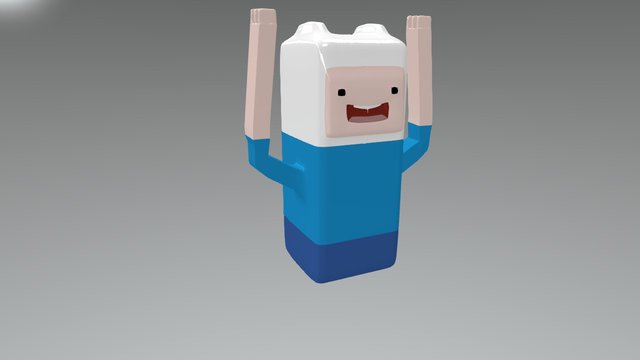 Adventure Time : Finn 3D Model