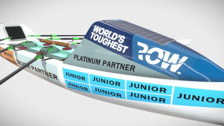 Team Seas Life Worlds Toughest Row 3D Model