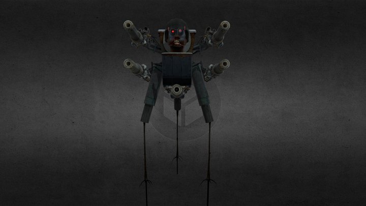 Penta Laser Strider Skibidi Toilet [AS #4] 3D Model