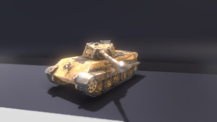 Panzerkampfwagen VI Ausf. B "Tiger II" 3D Model