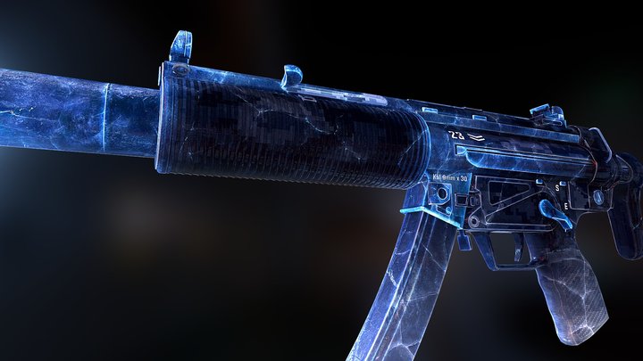 MP5-SD | Frostbite 3D Model
