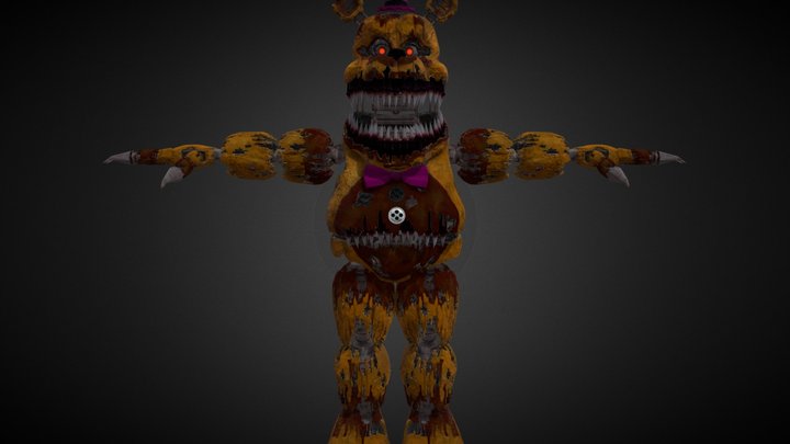 Fredbear UCN - Download Free 3D model by MrSpringMen (@MrSpringMen