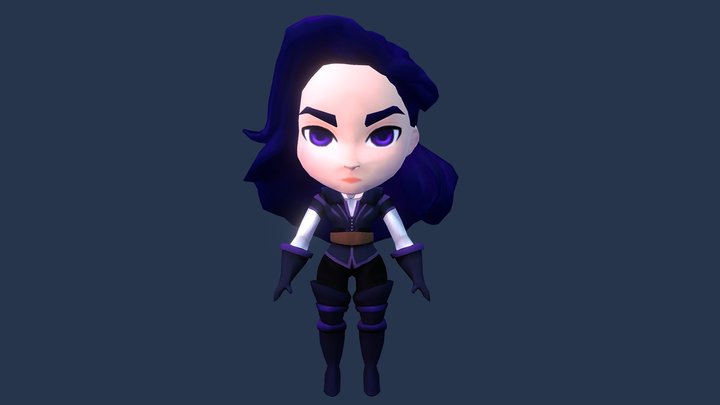 Yennefer The Witcher 3D Model