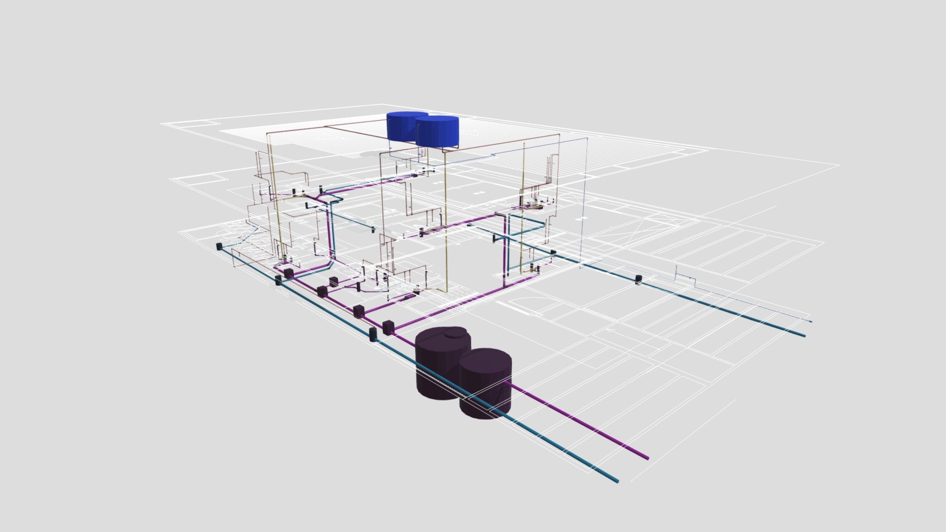Projeto Hidrossanitário - Residência Unifamiliar