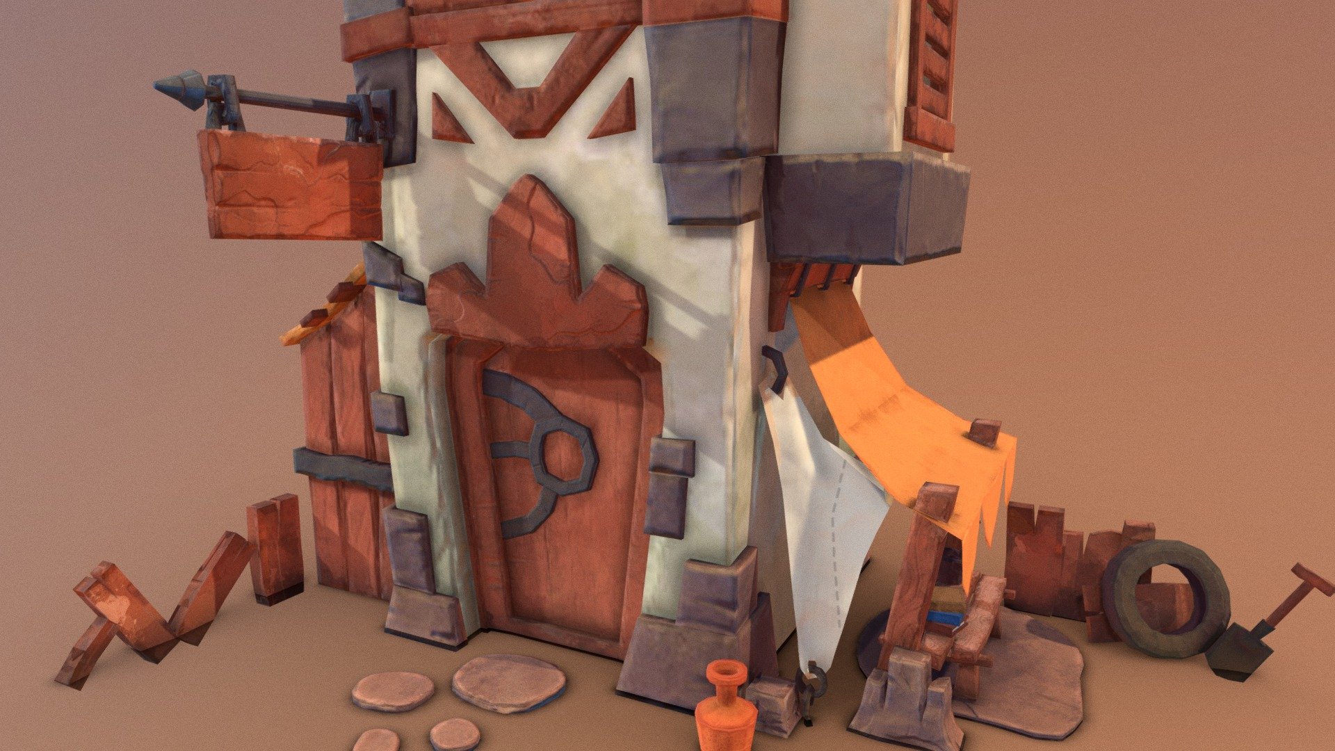 Low Poly - Medieval House - Buy Royalty Free 3D model by rgrbzrr ...
