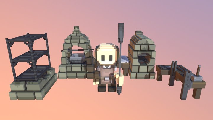 [Glassworks] Glassmith's Workshop 3D Model