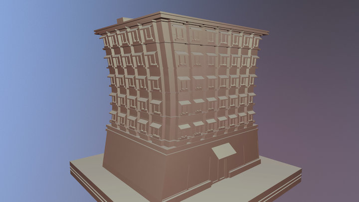 CGCookie.Com Exercise - Stylized Building 3D Model