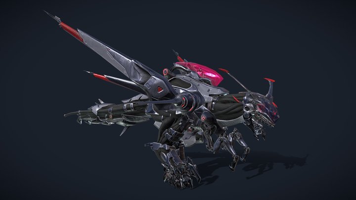 AI Tarbosaurus / Diver 3D Model