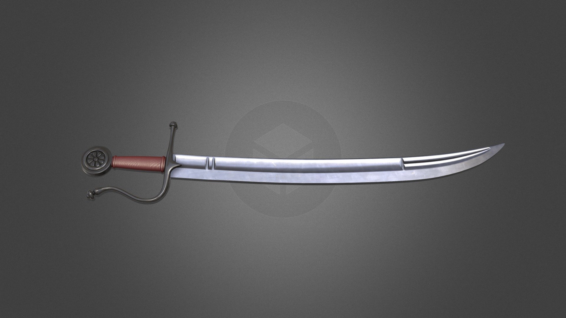 Renaissance Falchion (Sword) 2 - Download Free 3D Model By Leeeck ...