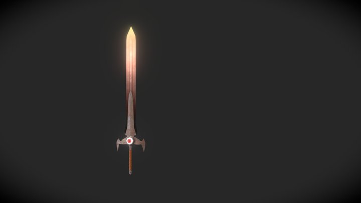 Heated Sword 3D Model