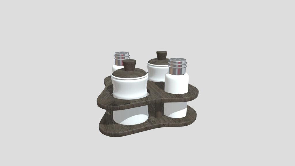 A Set Of Salt Shakers
