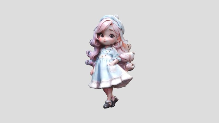 Little Alice - 3D_Character_model_Anime_Girl 3D Model