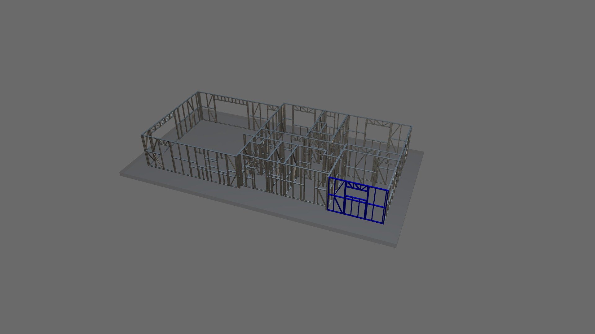 TAFE SAMPLE HOUSE - 3D model by FRAMECAD [d38eb8e] - Sketchfab