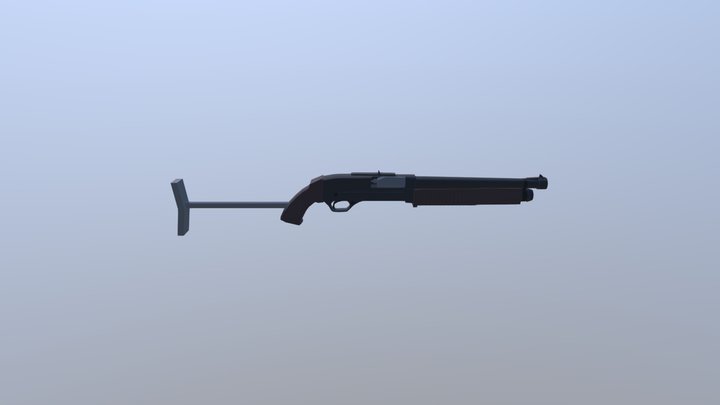 KS 23M (w/ Stock) 3D Model