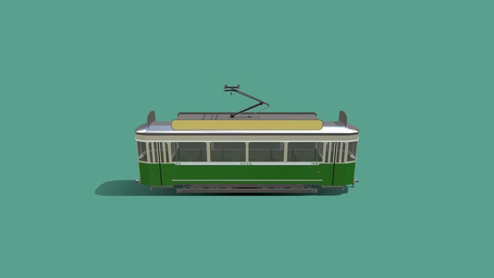 Motrice J du tramway de Saint-Etienne 3D Model