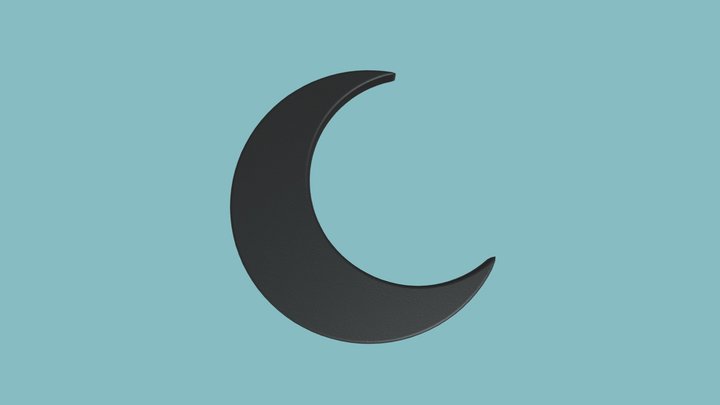 Moon_silhouette 3D Model