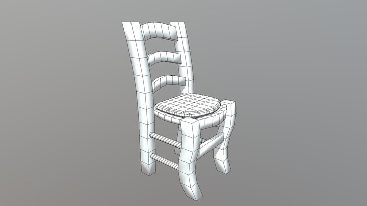 Chair (untextured) 3D Model