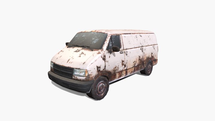 Apocalyptic Van 3D Model