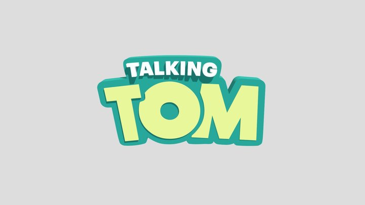 (FIXED) Talking Tom Logo 3D Model