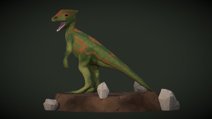 Carnivorous Dino 3D Model