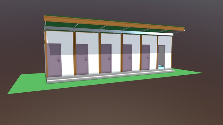 Butako School Restrooms 3D Model