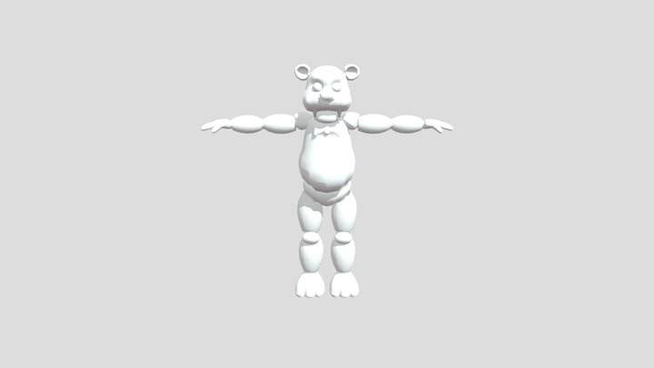 SK_ Freddy_sabertooth_Body 3D Model