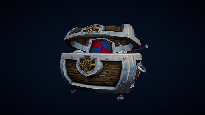 Treasure Chest 3D Model