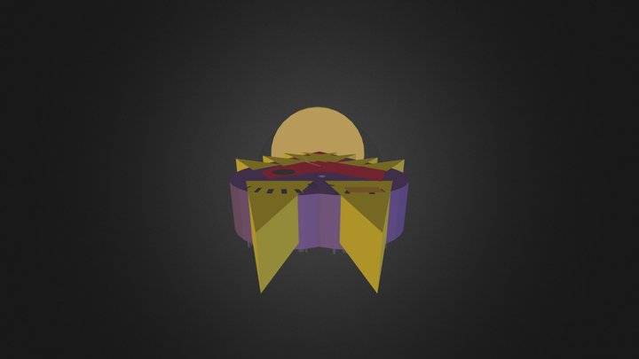 Majoras Mask Trophy 3D Model