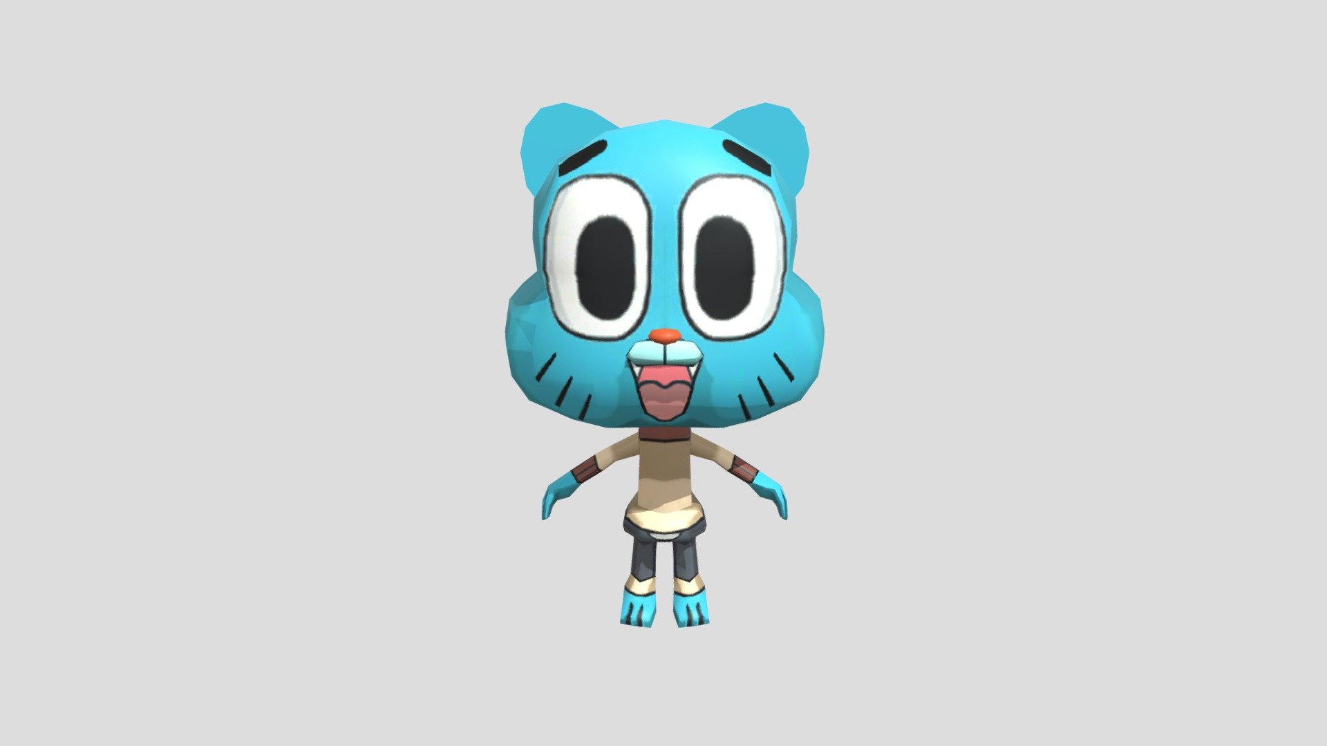 Gumball Rig - Download Free 3D model by Freddy Texture? (@amielf ...