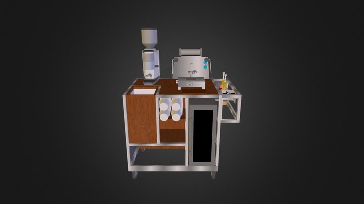 firstcrack Espresso Station(Equiped) 3D Model
