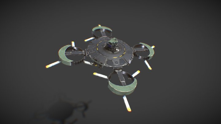 UAV - Crawler/Drone | Tom Clancy's Ghost Recon 3D Model