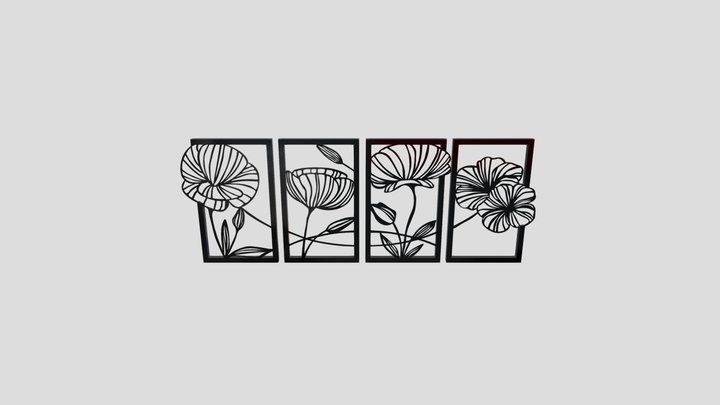 wall frame-2 3D Model