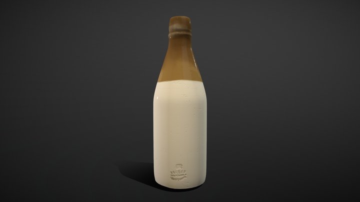 Botella de gres (caneca) 3D Model