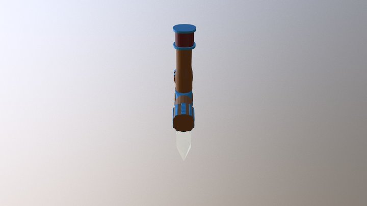 Shard Dagger 3D Model