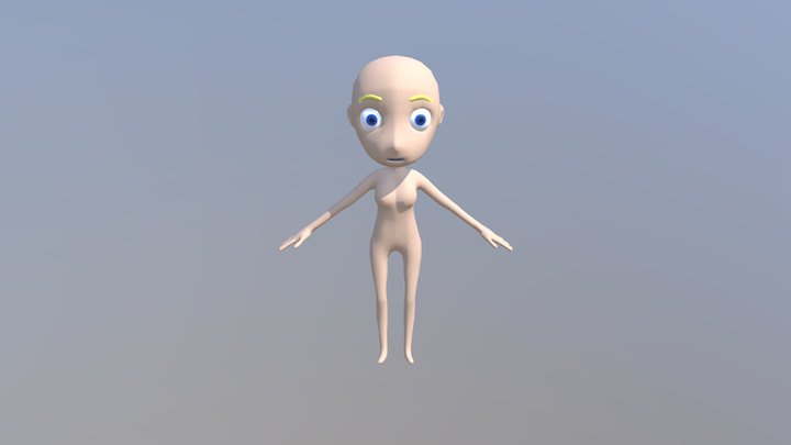 Retopped Base Mesh 3D Model