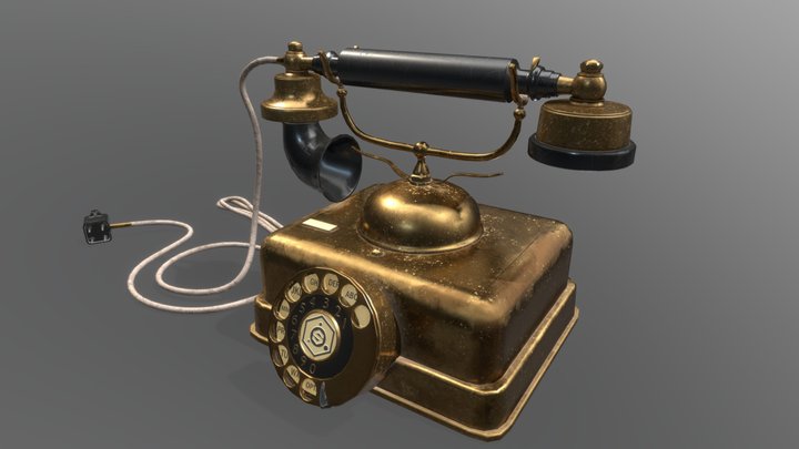 3D Old Phone Model 3D Model