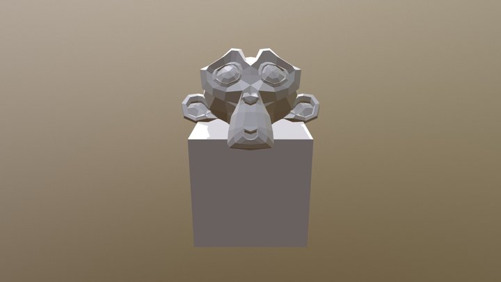 Top Secret Monkey 3D Model