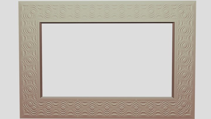 Mesopotamia Cylinder Seal 3000BC Picture Frame 3D Model