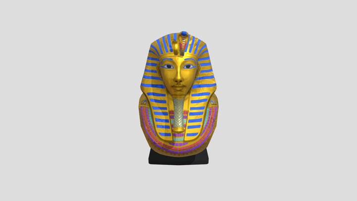 Tutankhamun's Mask 3D Model