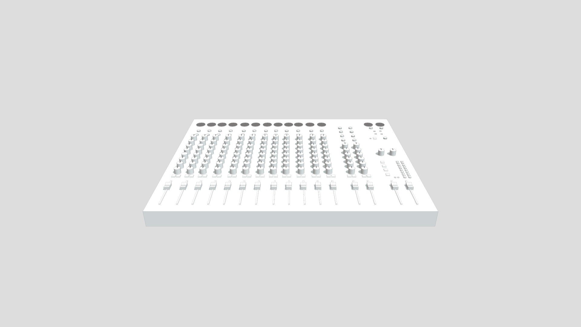 12-channel audio mixer