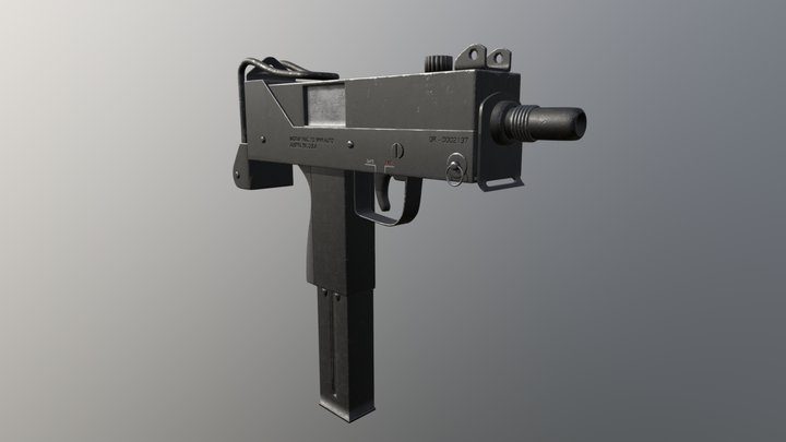 MAC-10 3D Model