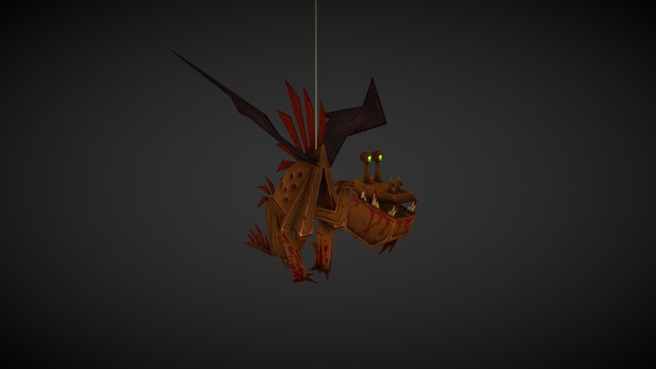 Endboss from The Great Jitters: Pudding Panic 3D Model