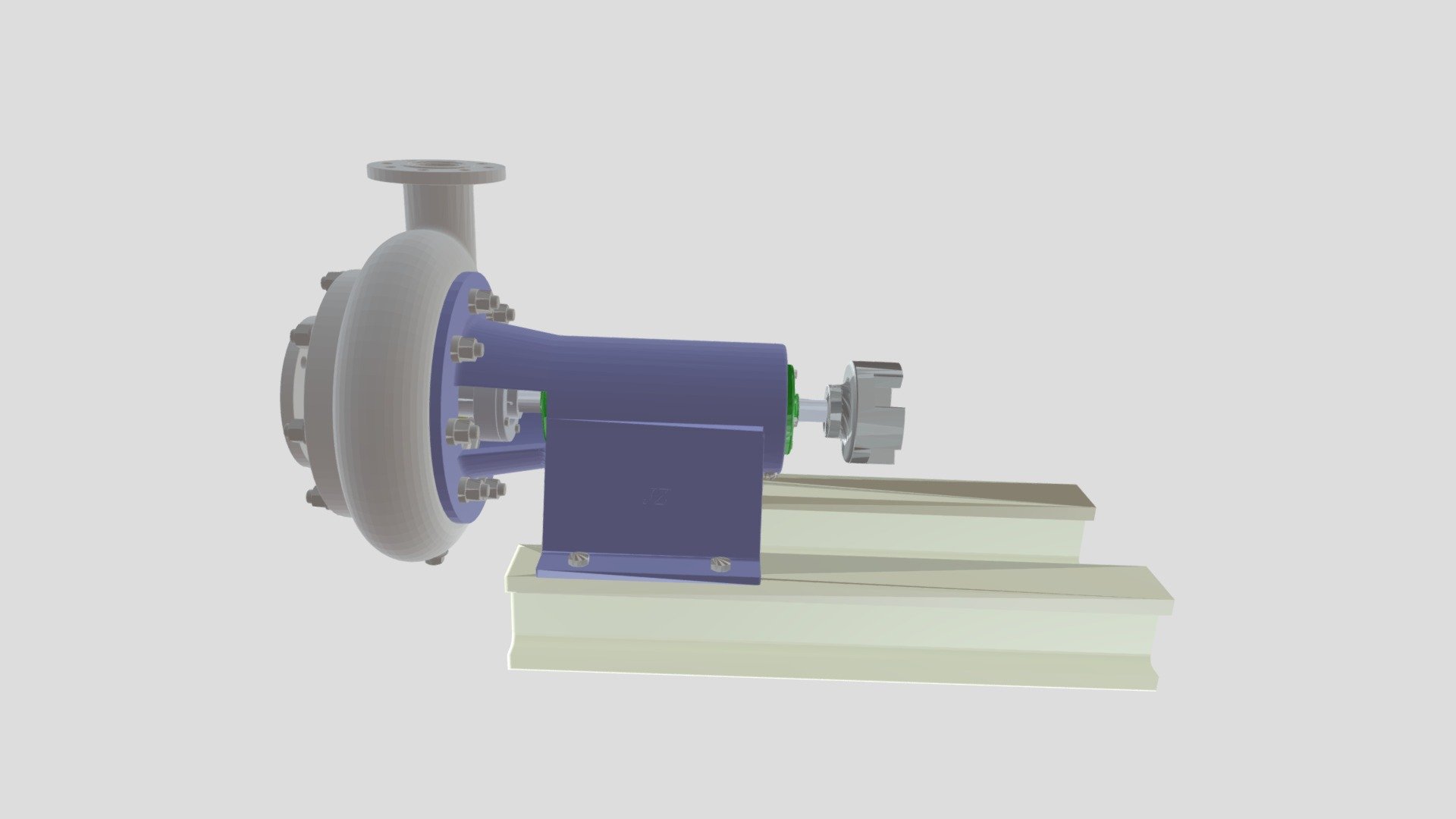 CENTRIFUGAL PUMP - 3D model by nasirjr313 [d399e1c] - Sketchfab