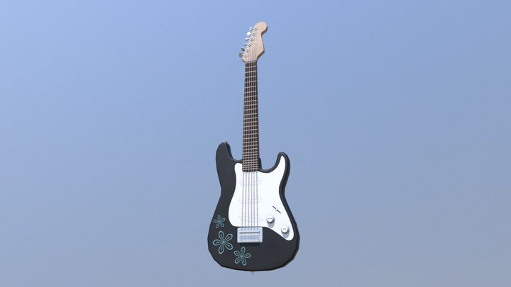 Electric Guitar 3D Model