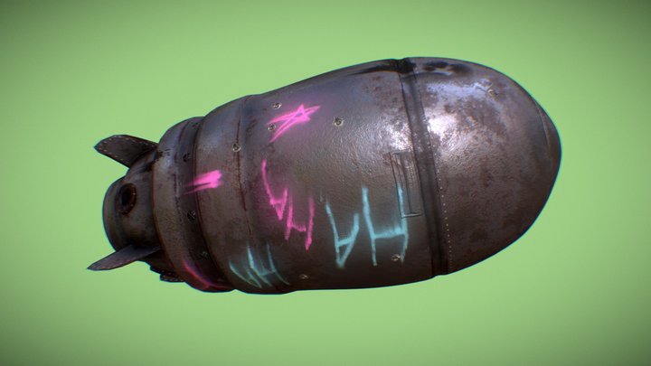 Rocket of Jinx 3D Model