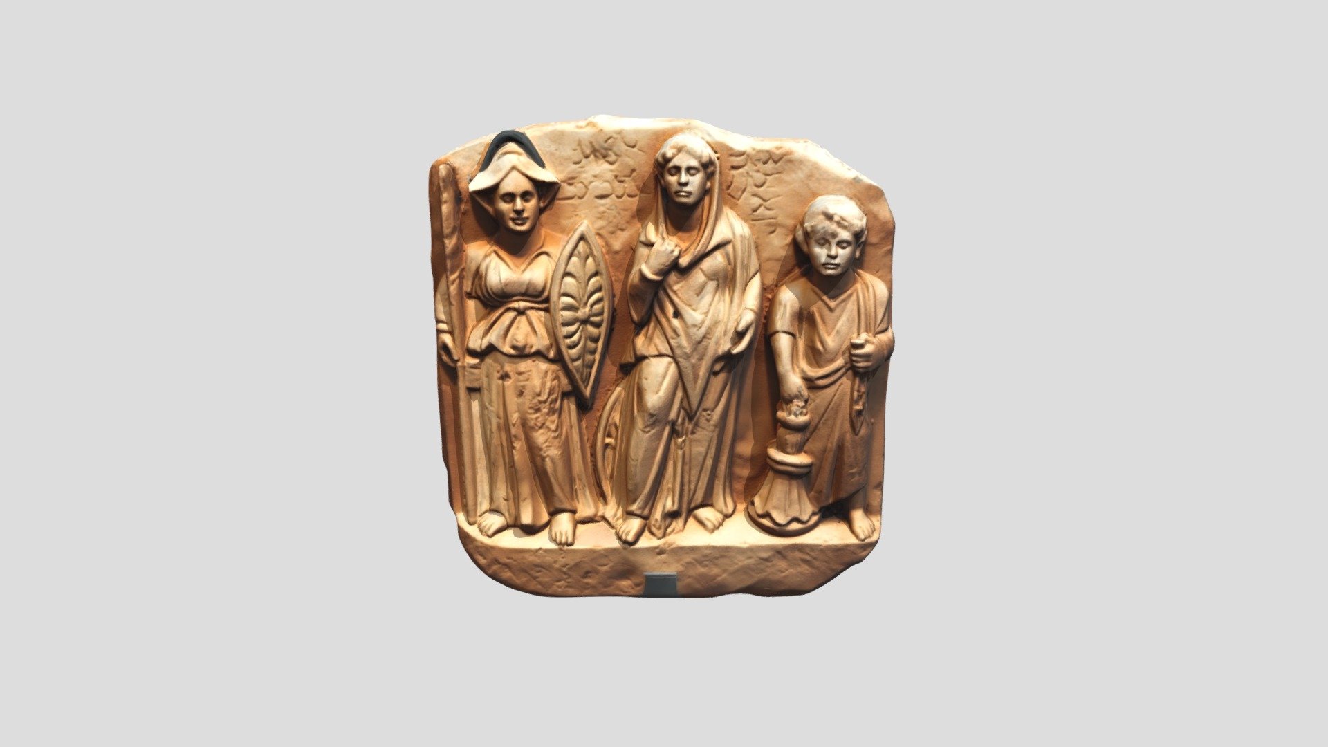 Ancient Relief Tableau - 3D model by ecrin_yagmur1a [d39bb2f] - Sketchfab