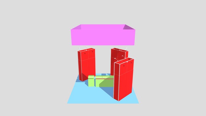 40439 United Sports Brands Nathan 20x20 3D Model