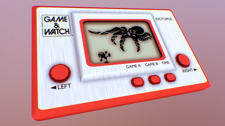 Nintendo Game And Watch 3D Model